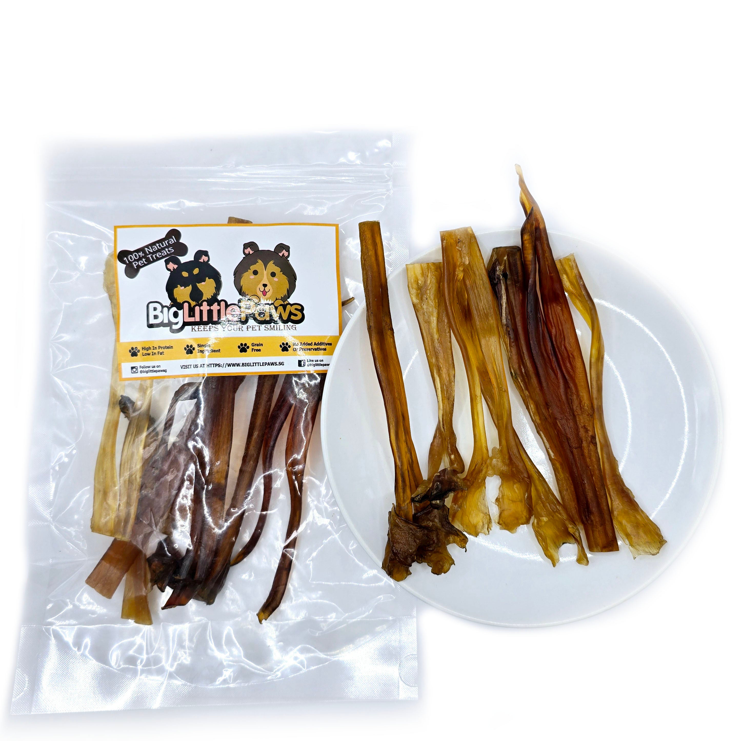 Beef Tendons Dog Chew Big Little Paws Singapore