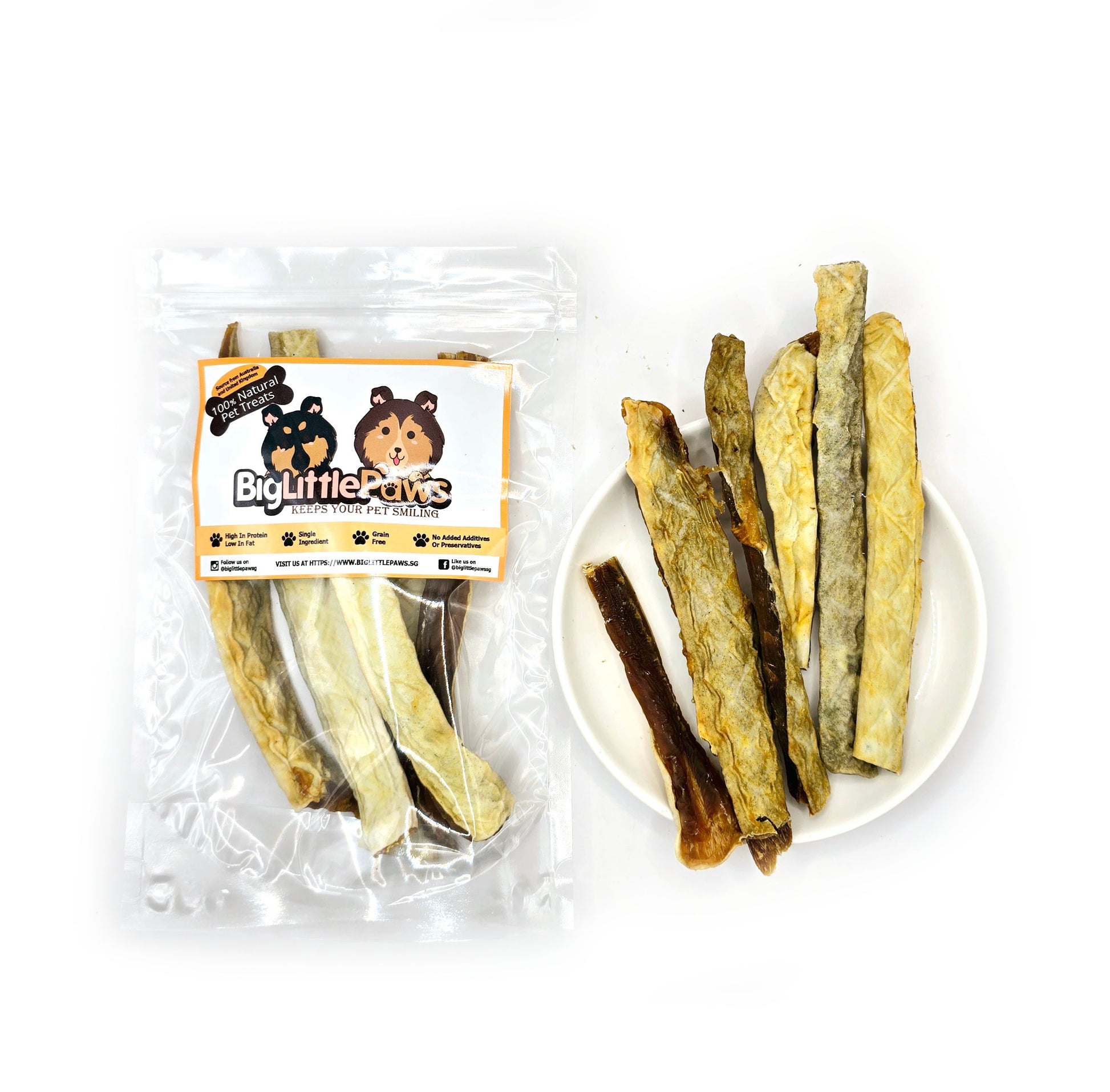 Shark Jerky Strips- Big Little Paws Singapore Dog Treats